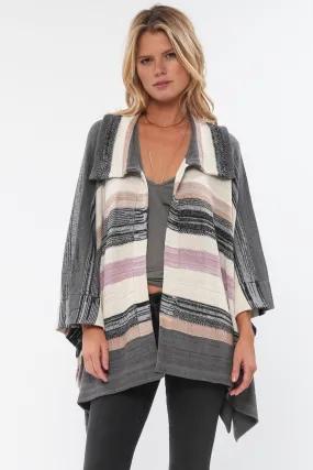 Suki Kimono Poncho in Winter Twig'LAST ONE'