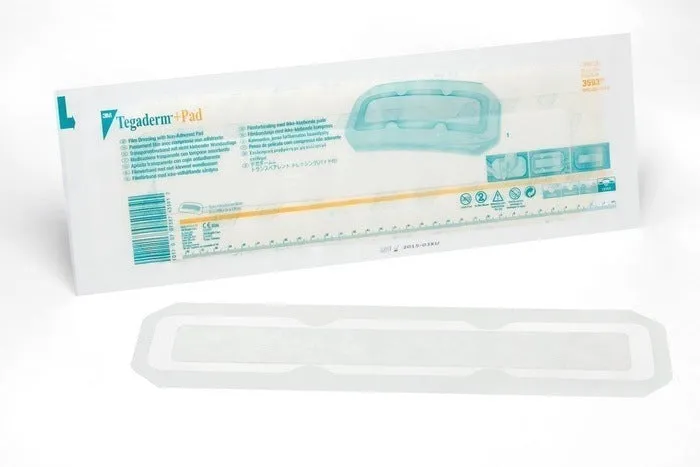 TEGADERM PLUS  PAD 3M Film Dressing 9cm x 35cm 3593 - Transparent/Waterproof/Non-Adh Pad