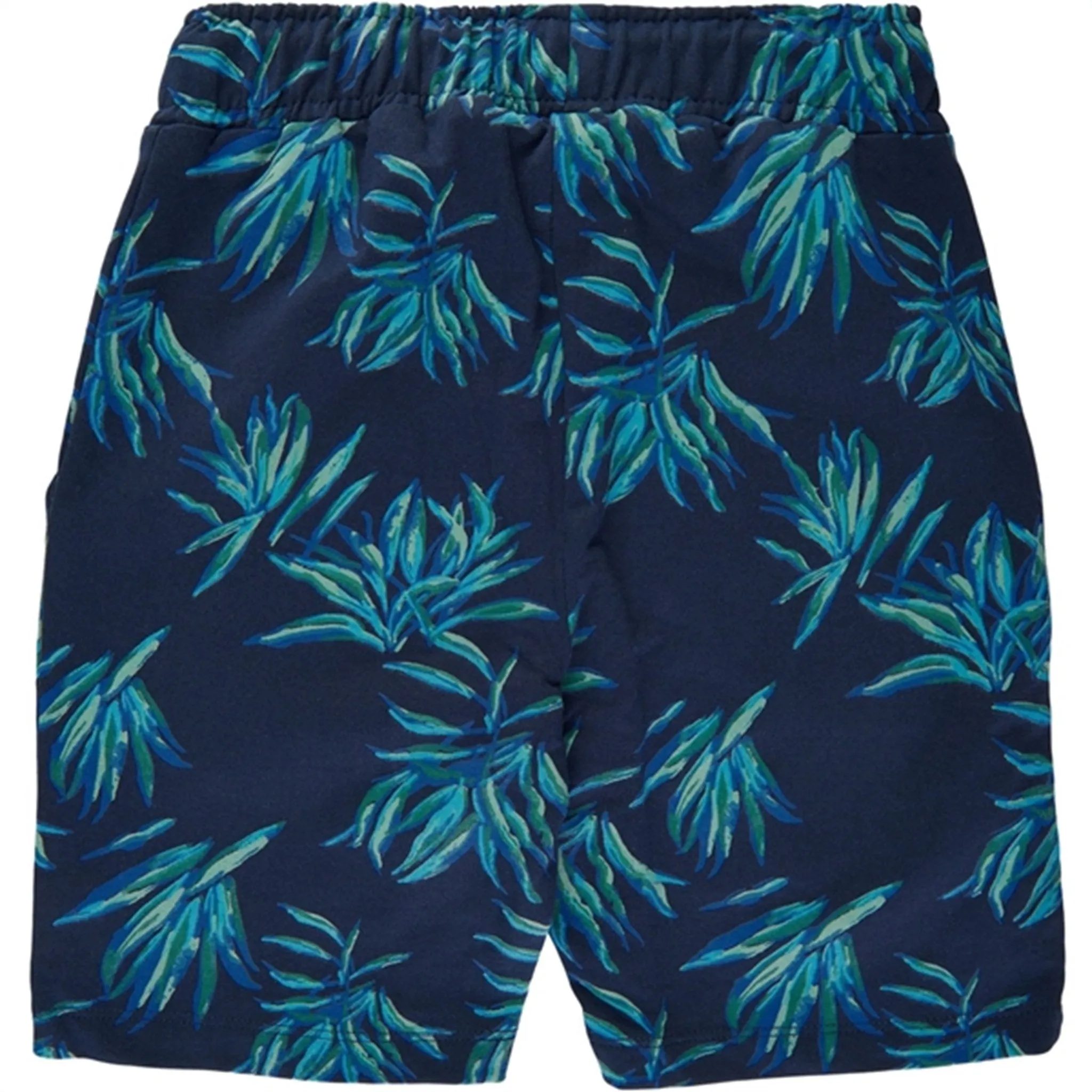 THE NEW Navy Blazer Leaf AOP Genuine Shorts