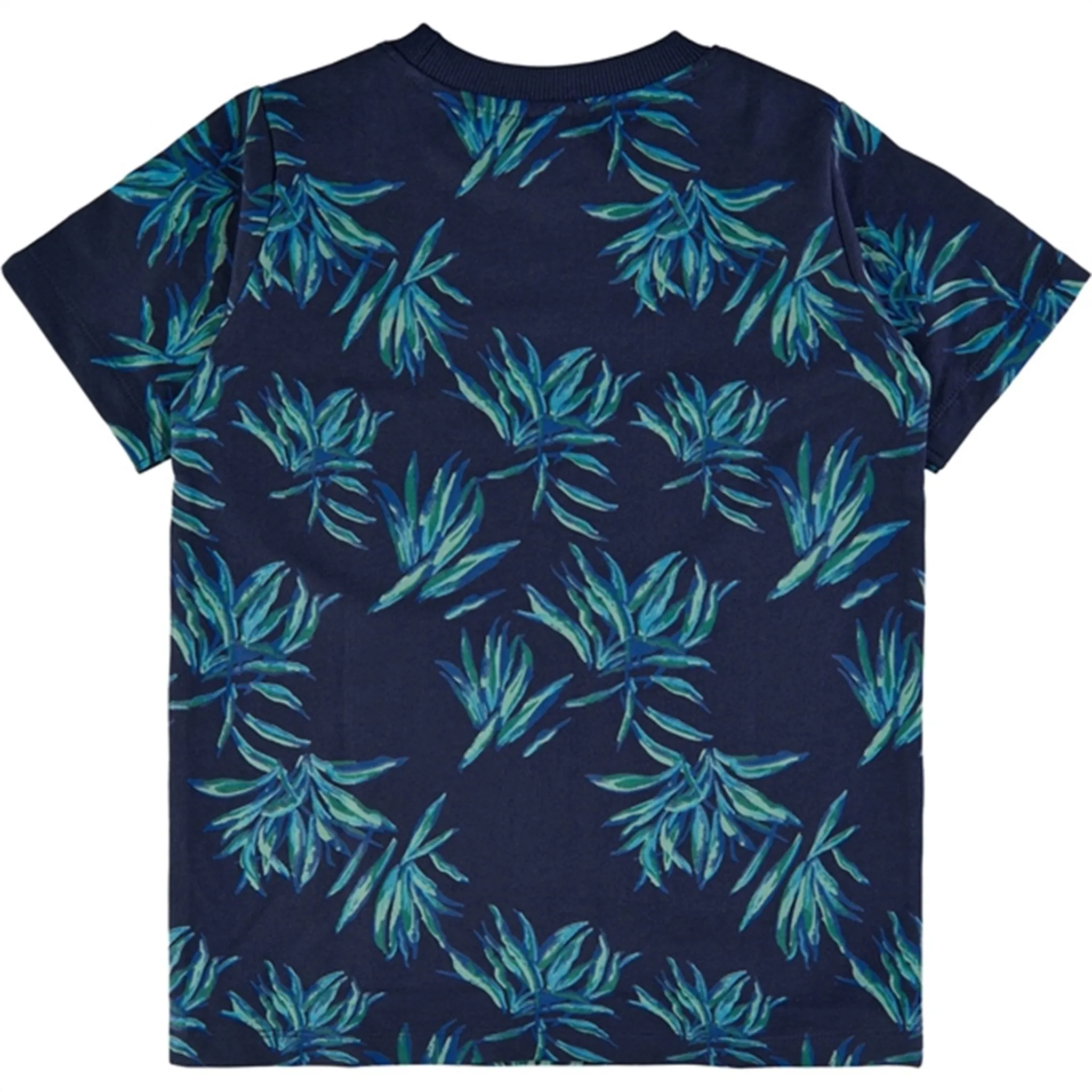 THE NEW Navy Blazer Leaf AOP Genuine T-shirt