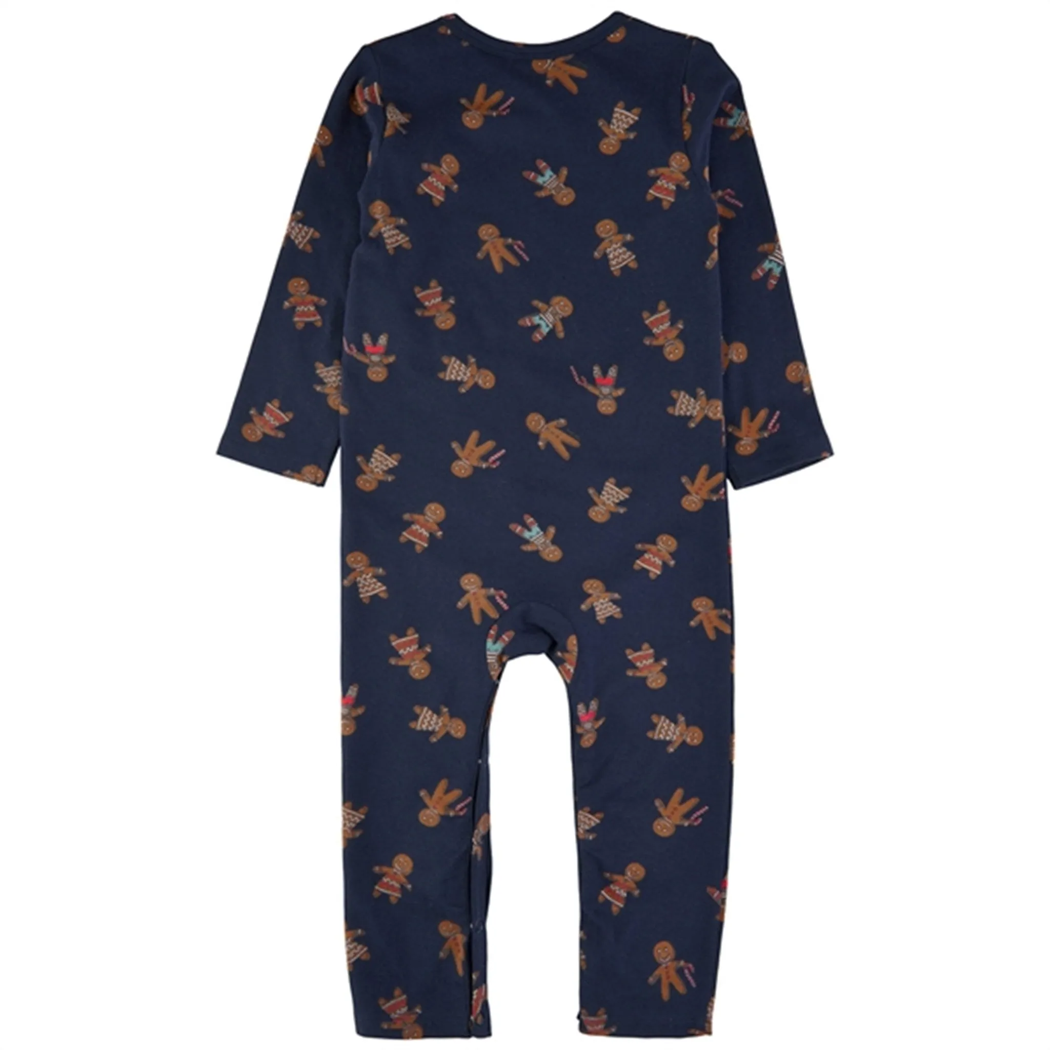 THE NEW Siblings Navy Blazer Ginger Aop Holiday Onesie