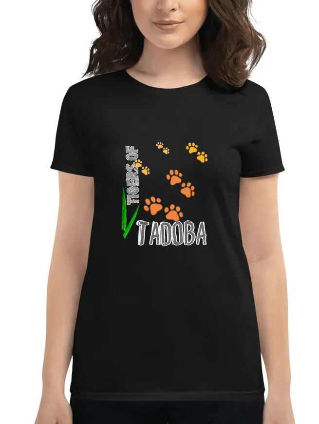 Tiger Paws T Shirt for Women D64