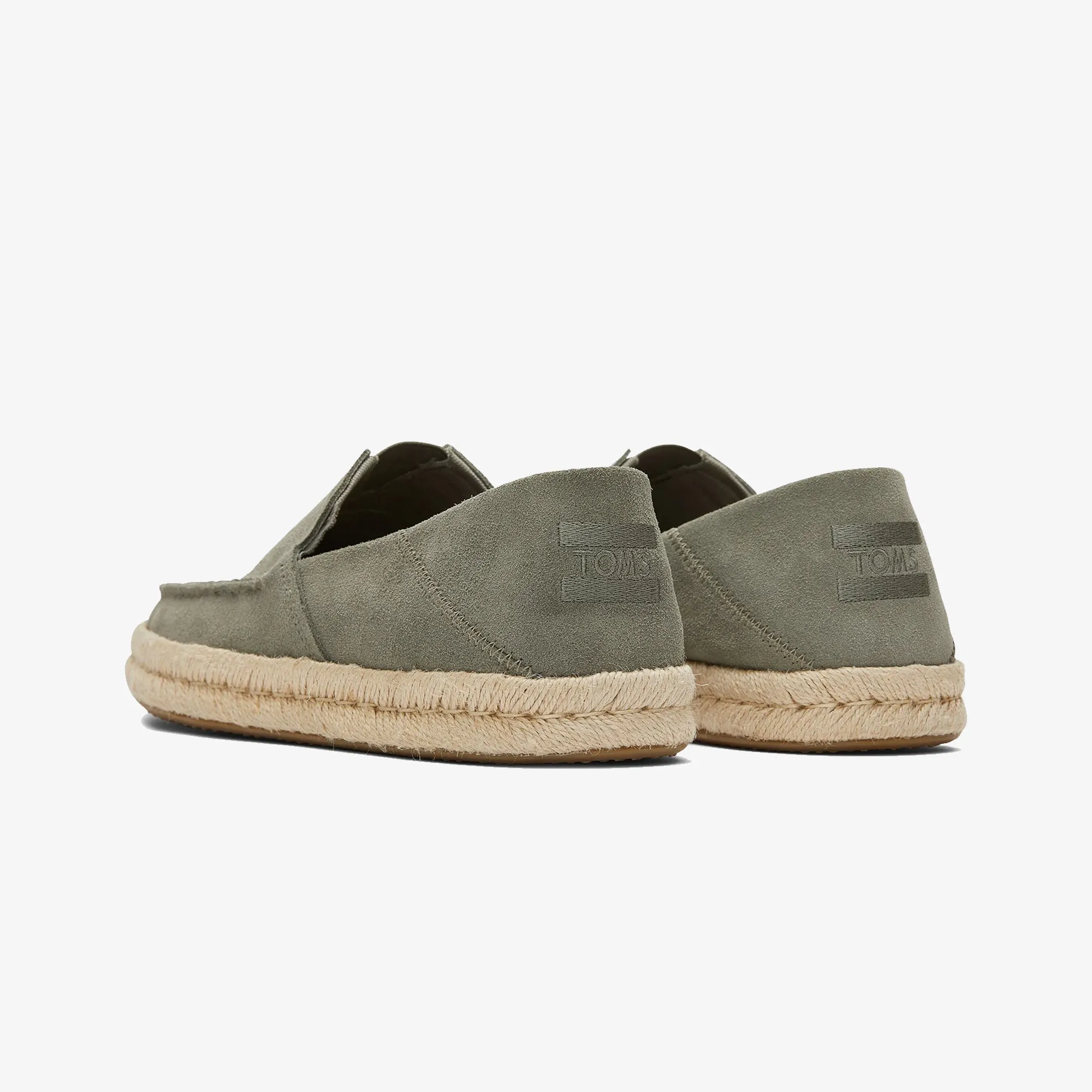 Toms | ALONSO LOAFERS SUEDE ESPADRILLES  { OLIVE