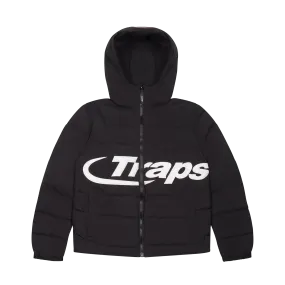 Trapstar Hyperdrive Hooded Puff Puffer - Black