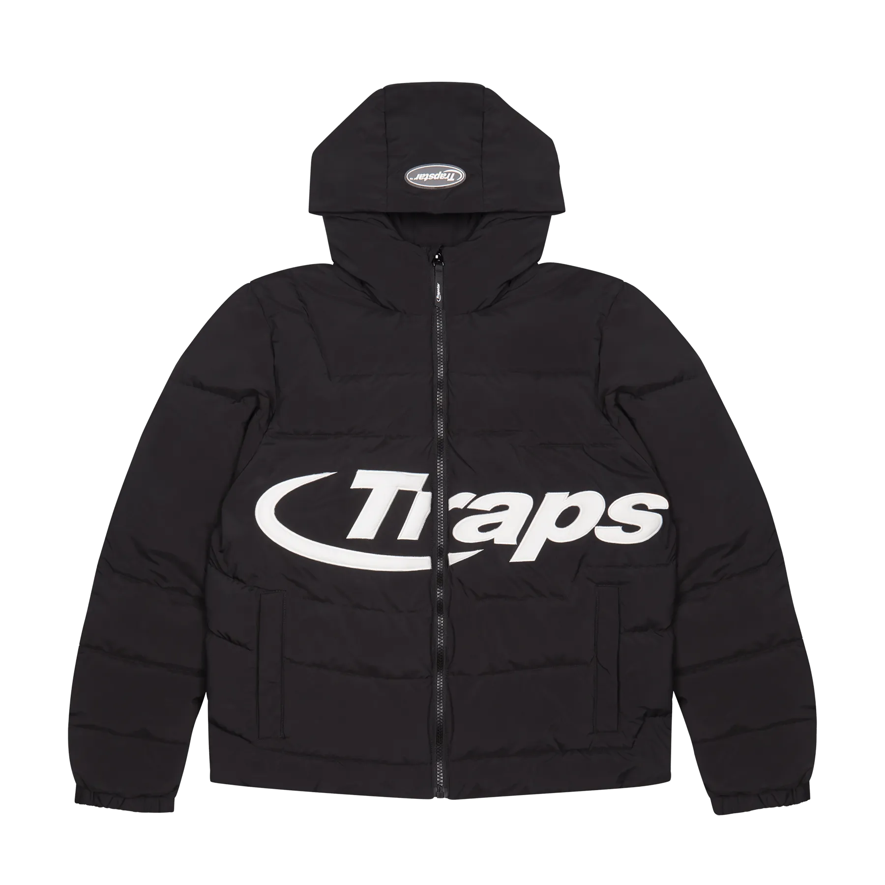 Trapstar Hyperdrive Hooded Puff Puffer - Black