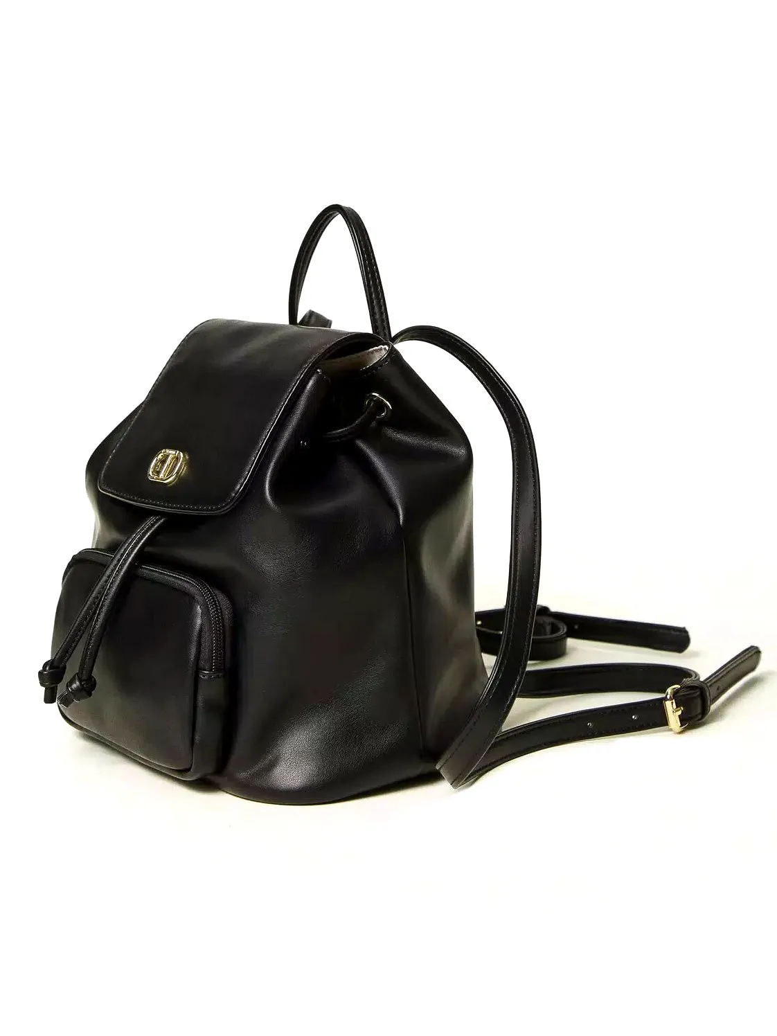 Twinset- Backpack with pocket and Oval T