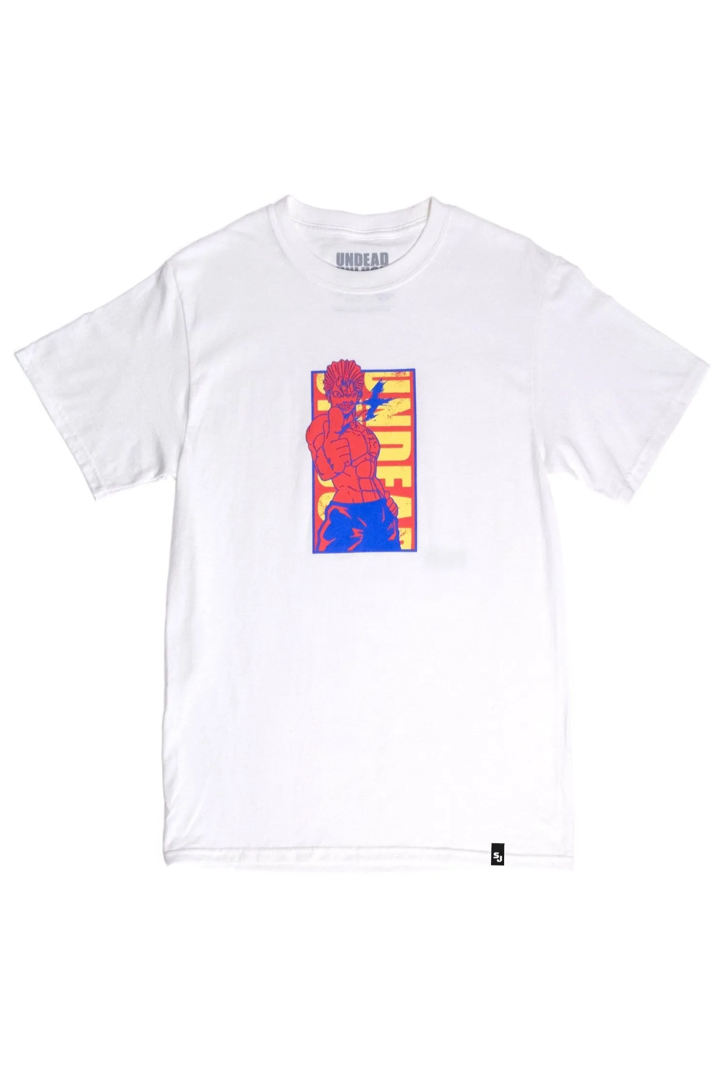 Undead Unluck Andy Box Logo Tee - White