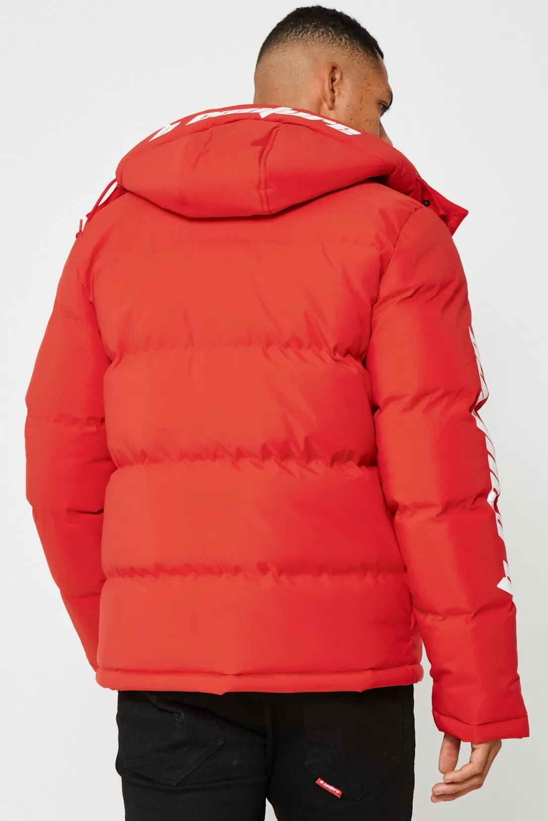 Upminster Puffer Jacket - Red