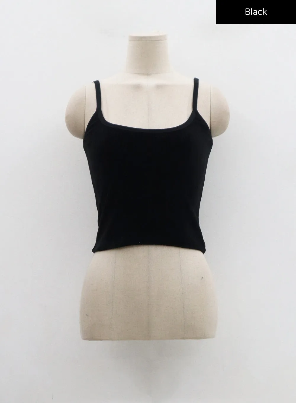 Velvet Crop Knit Tank Top CN18