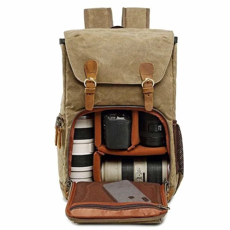 Vintage Photography Waterproof Backpacks For Work