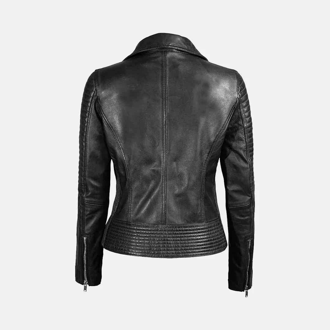 Vixen Vibe Women Leather biker Jacket | Genuine Leather