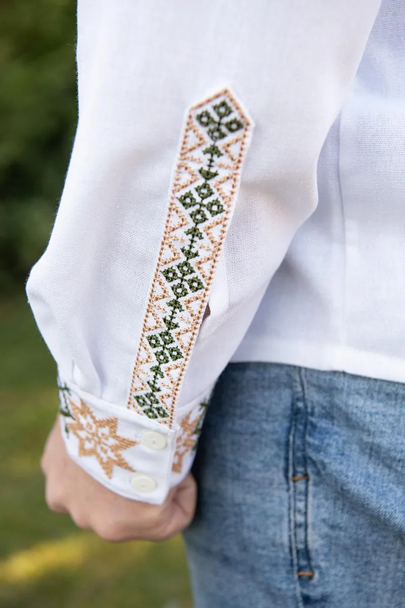 Vyshyvanka men's shirt in a modern style