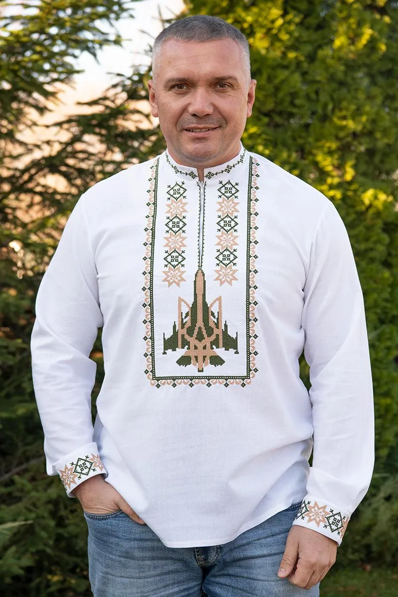 Vyshyvanka men's shirt in a modern style