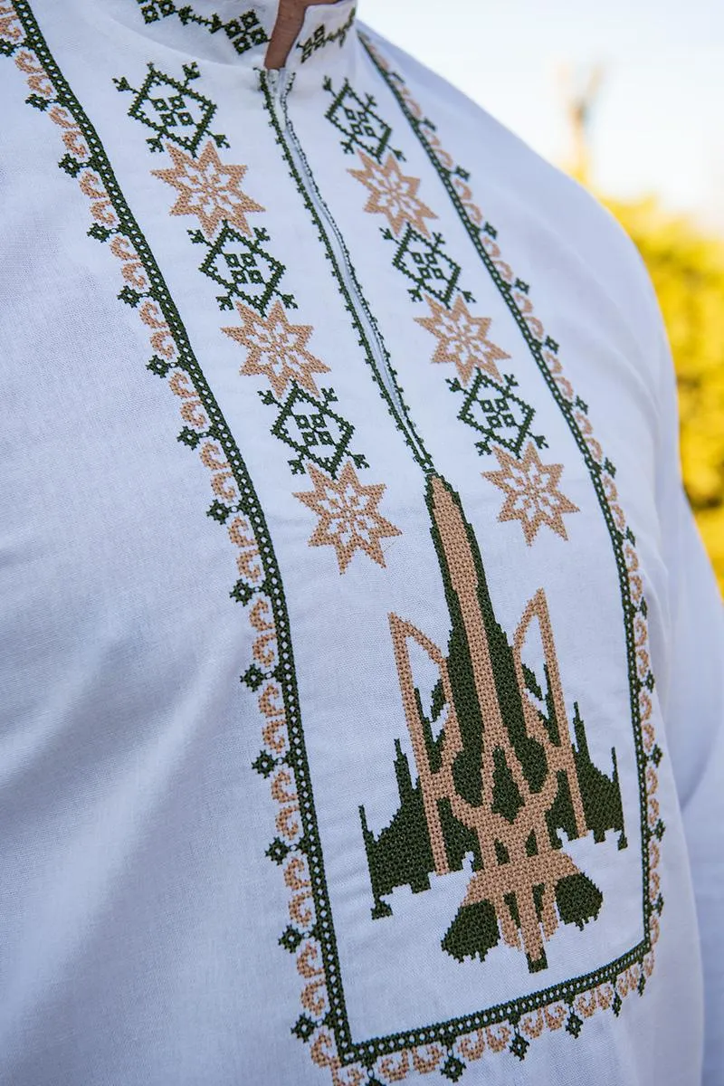 Vyshyvanka men's shirt in a modern style