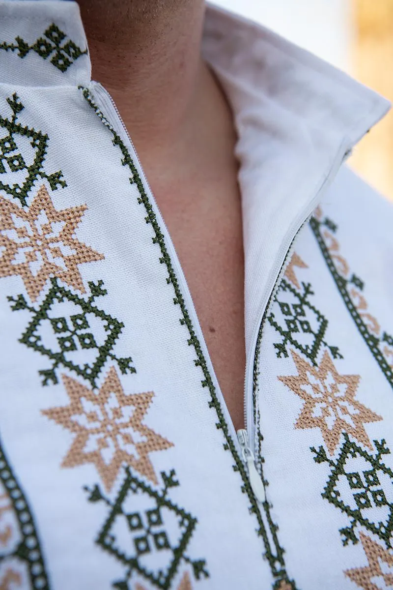 Vyshyvanka men's shirt in a modern style