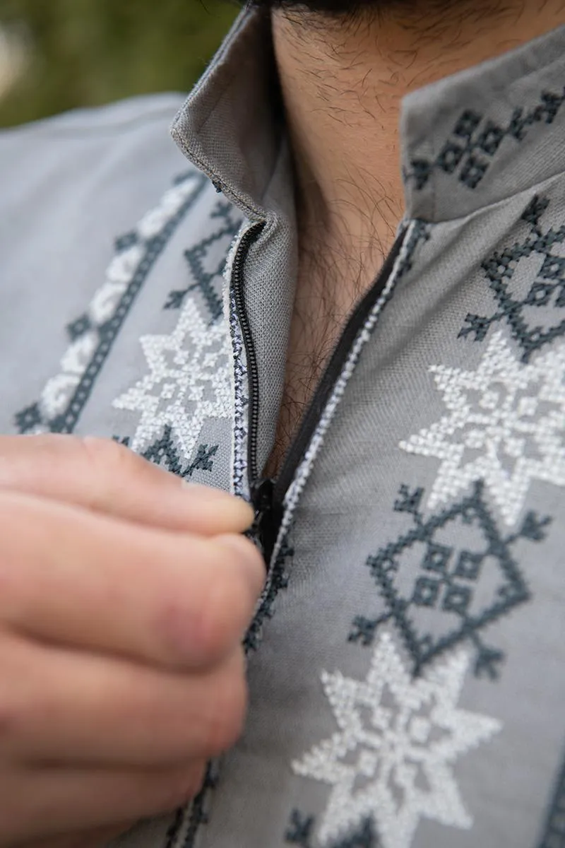 Vyshyvanka men's shirt in a modern style