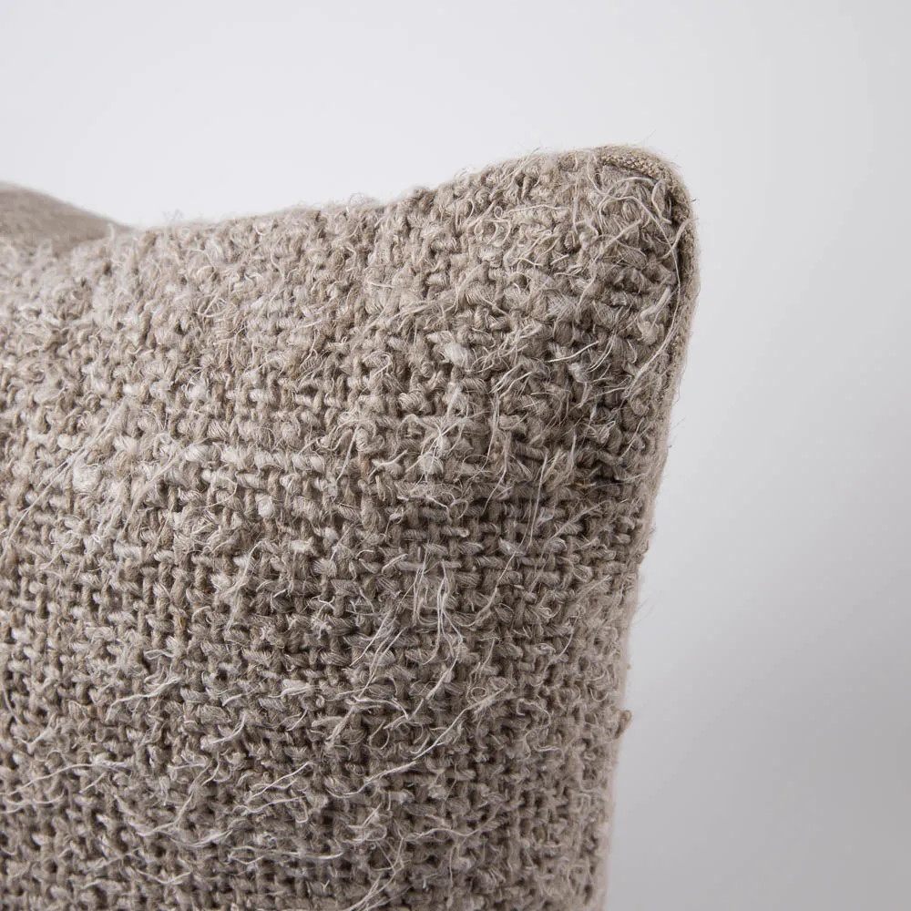 Wabi Cushion - 100% Recycled Linen, Natural