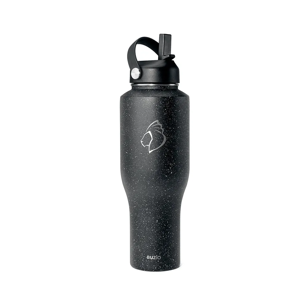 Water Bottle Fits in Car Cup Holder | Starry Black | 40oz