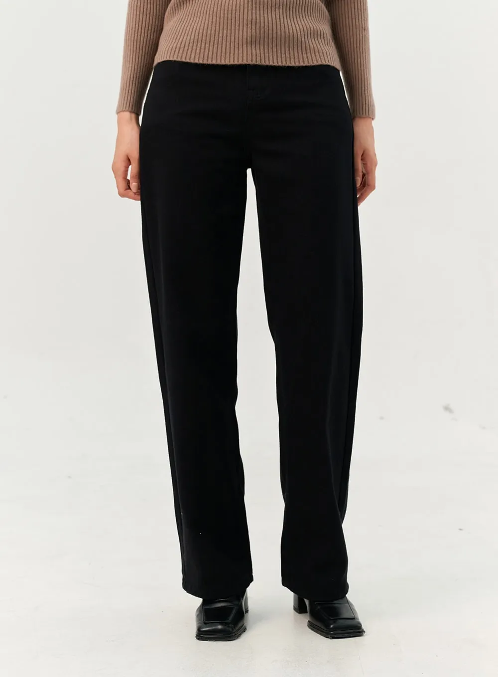 Wide Fit Cotton Trousers OO327