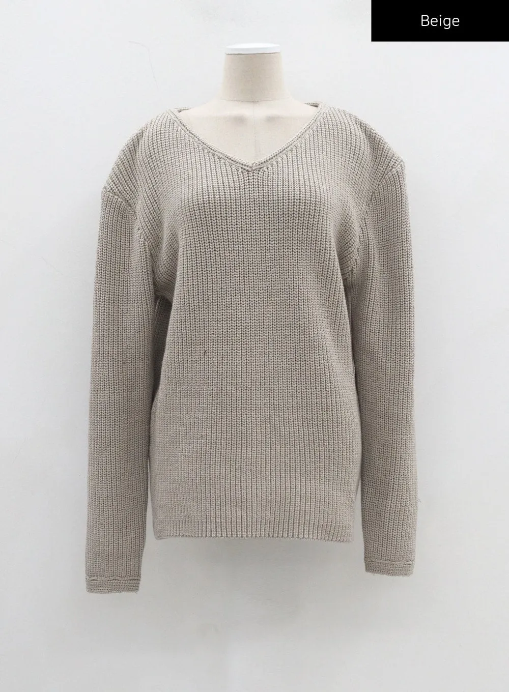 Wide V-Neck Sweater CJ309