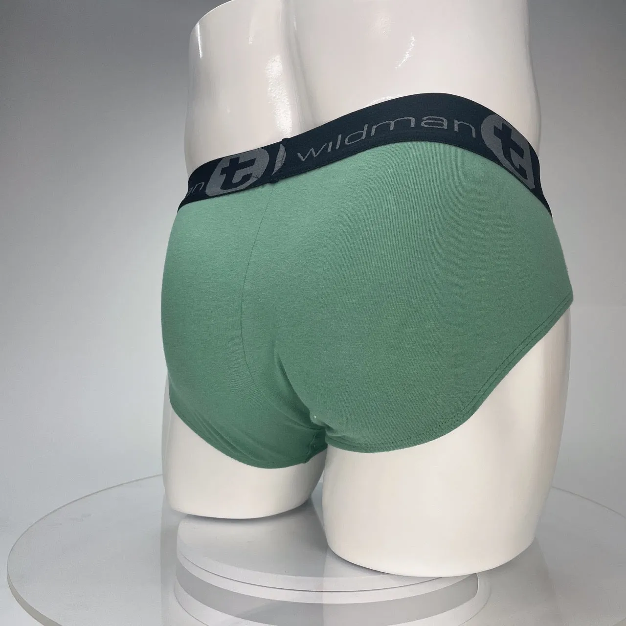 WildmanT Cotton Monster Cock Brief Green