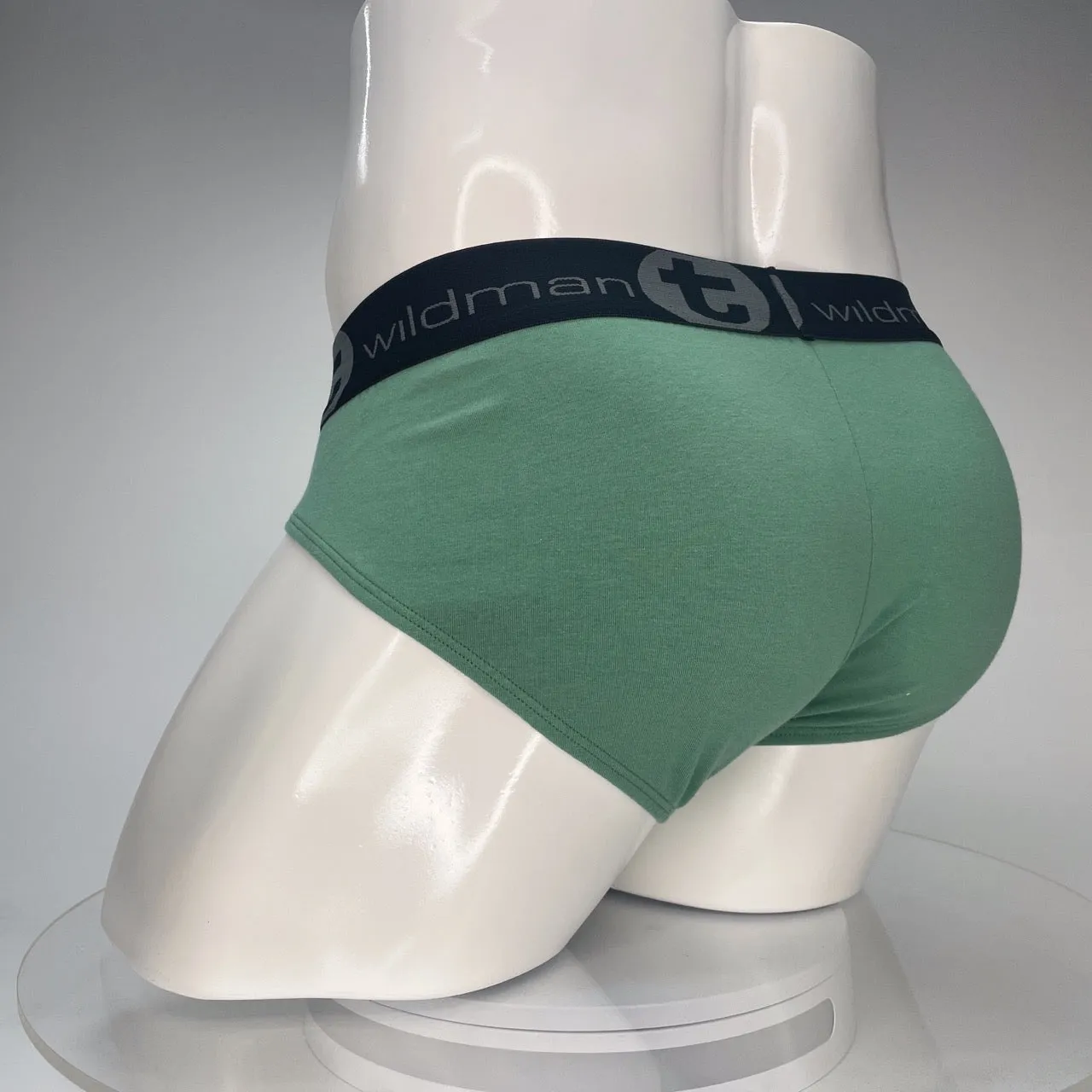 WildmanT Cotton Monster Cock Brief Green