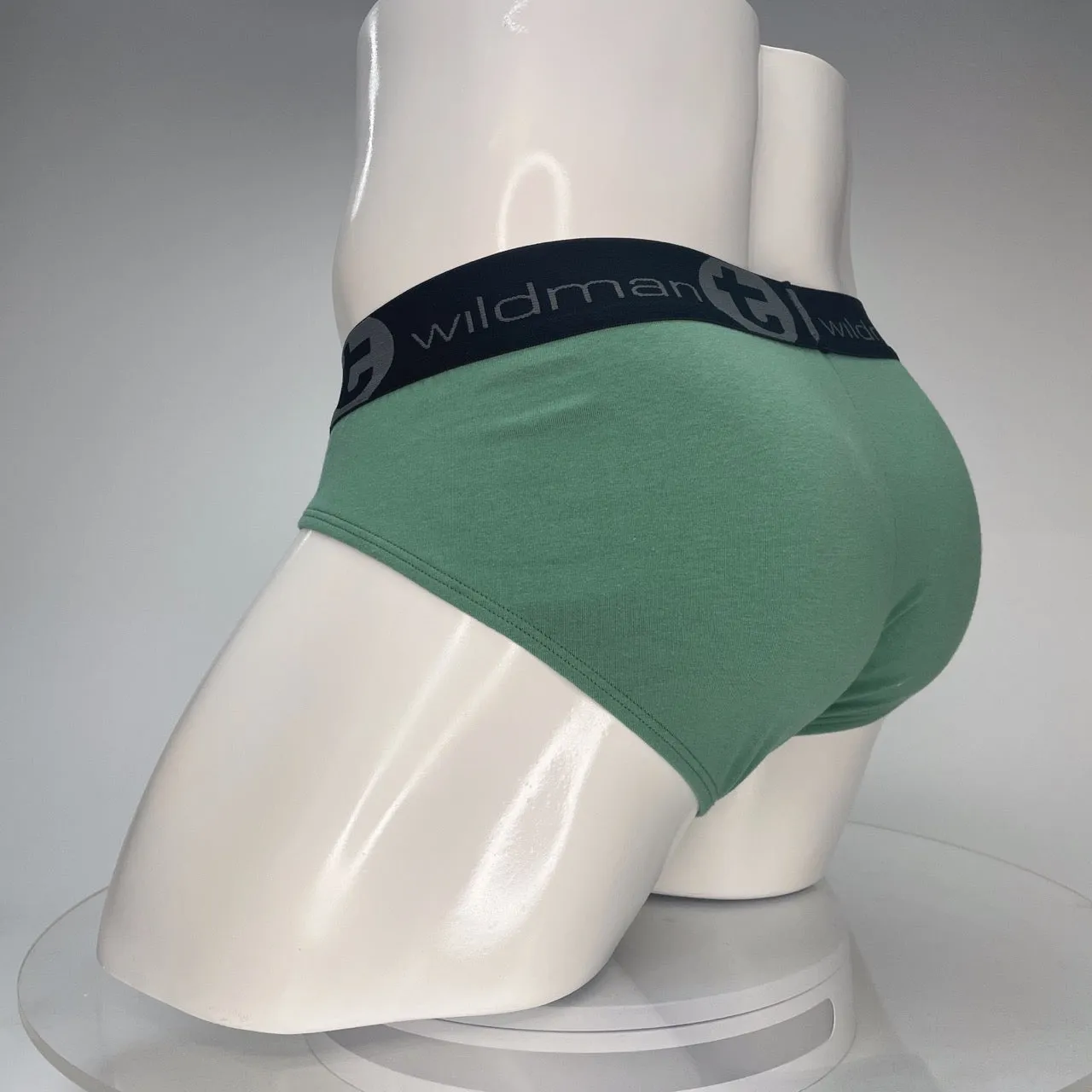 WildmanT Cotton Monster Cock Brief Green