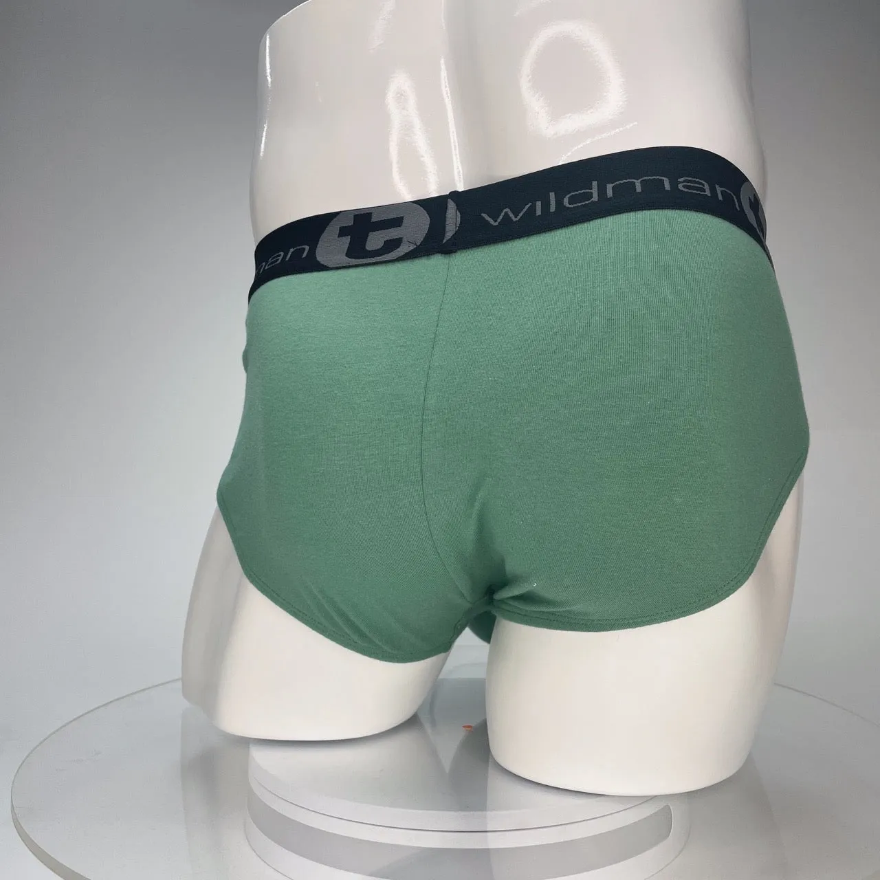 WildmanT Cotton Monster Cock Brief Green