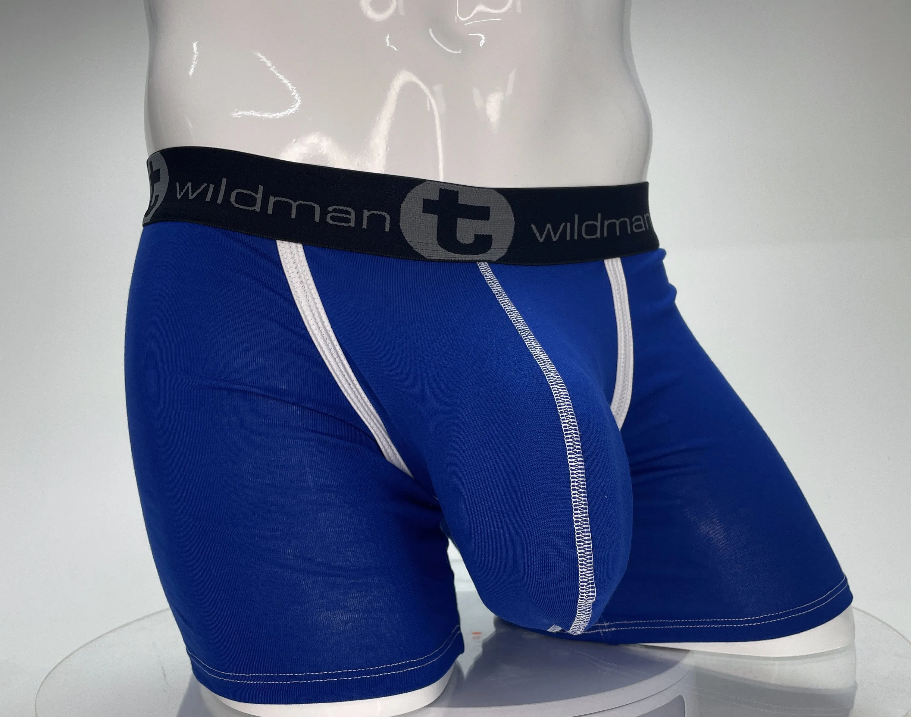 WildmanT Modal Monster Cock 5" Inseam Boxer Brief Royal Blue