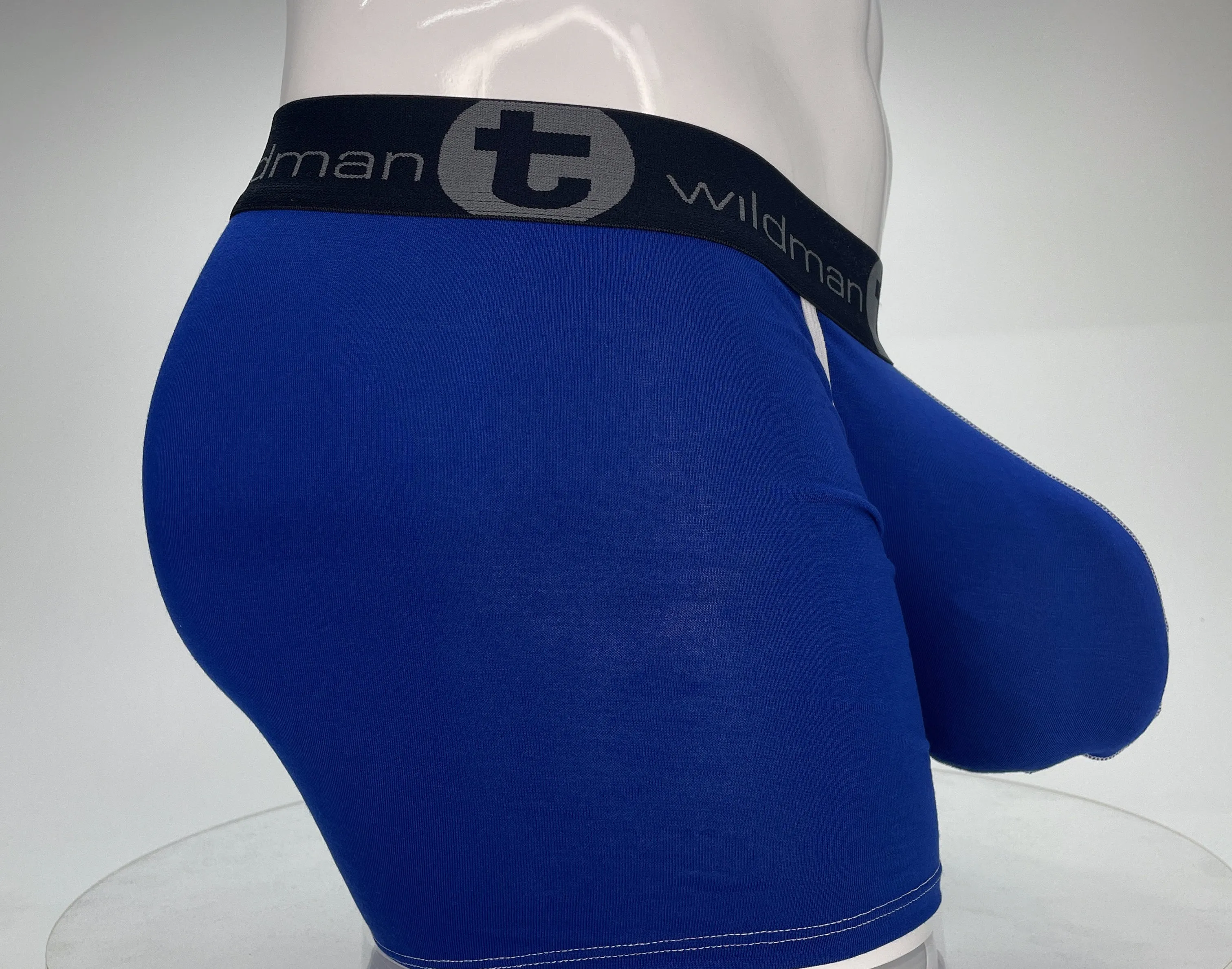 WildmanT Modal Monster Cock 5" Inseam Boxer Brief Royal Blue