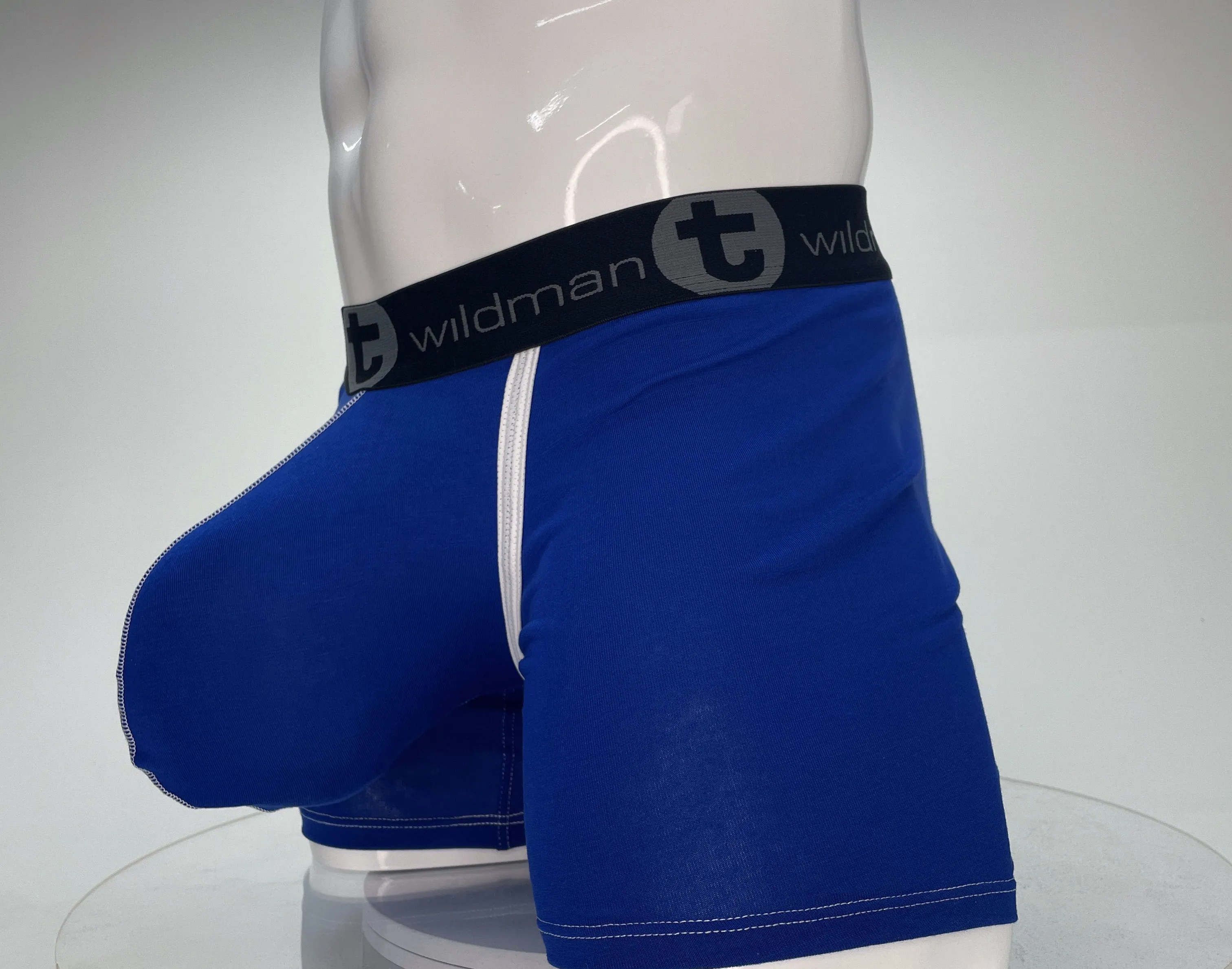 WildmanT Modal Monster Cock 5" Inseam Boxer Brief Royal Blue