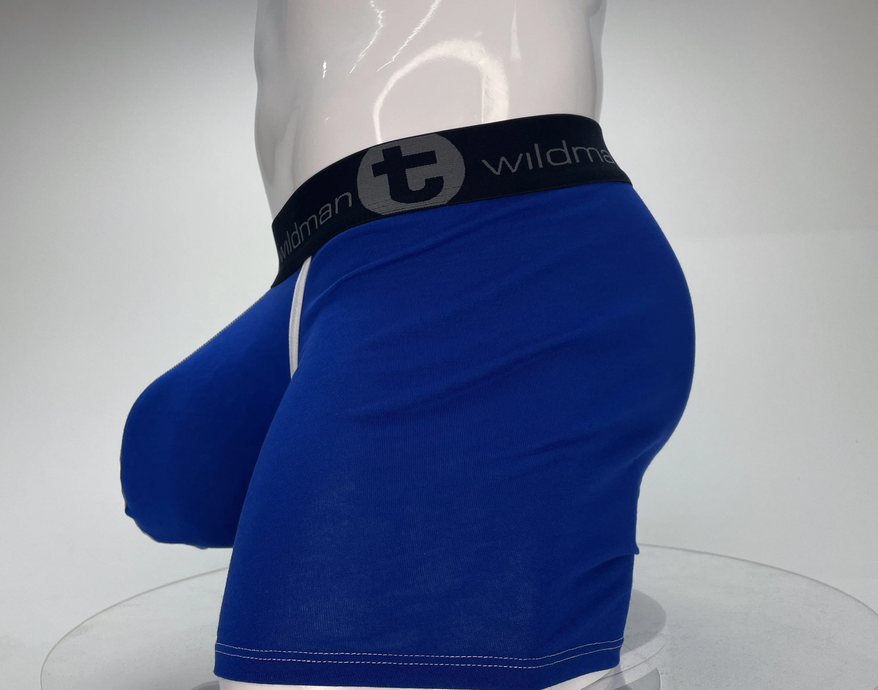 WildmanT Modal Monster Cock 5" Inseam Boxer Brief Royal Blue