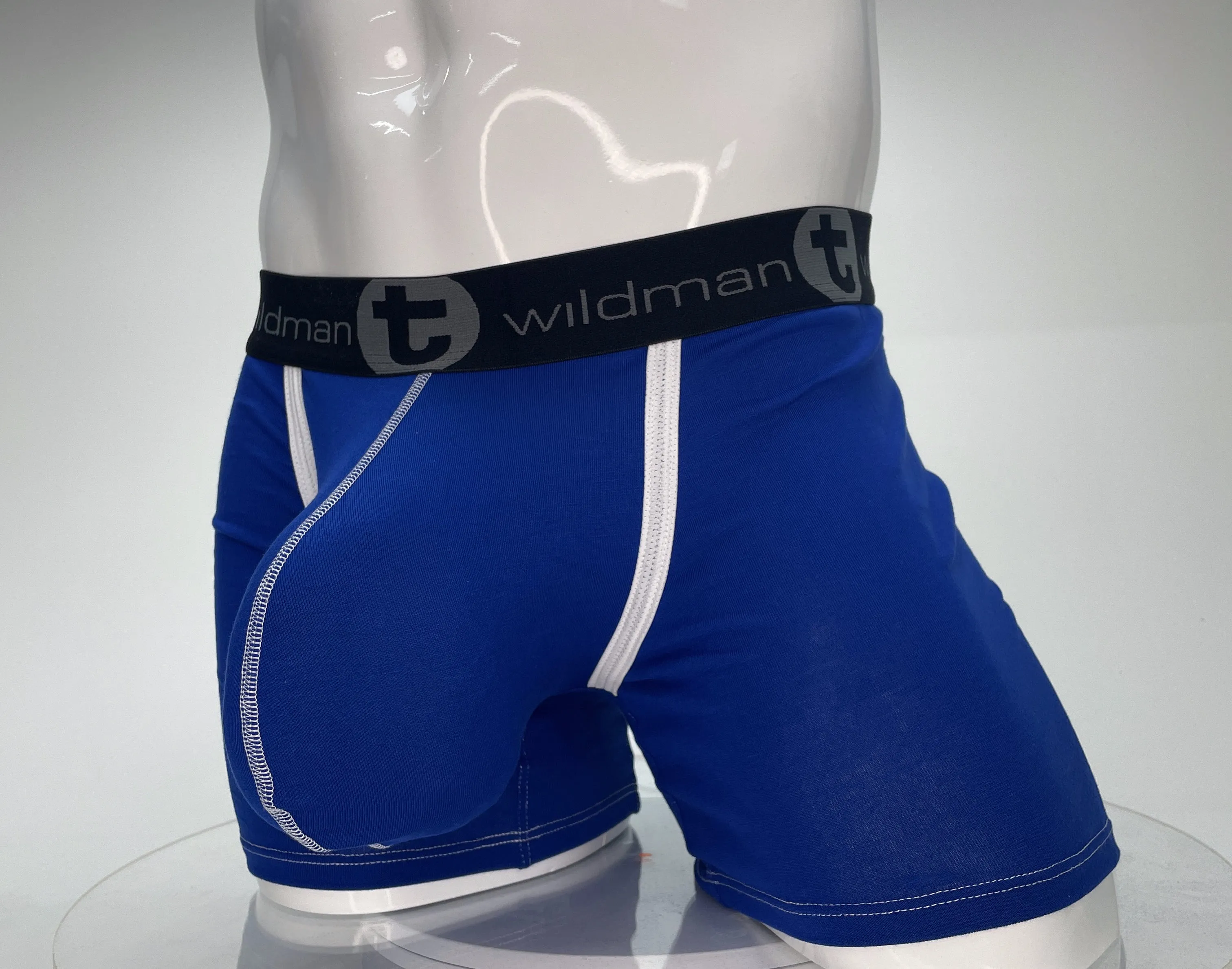 WildmanT Modal Monster Cock 5" Inseam Boxer Brief Royal Blue