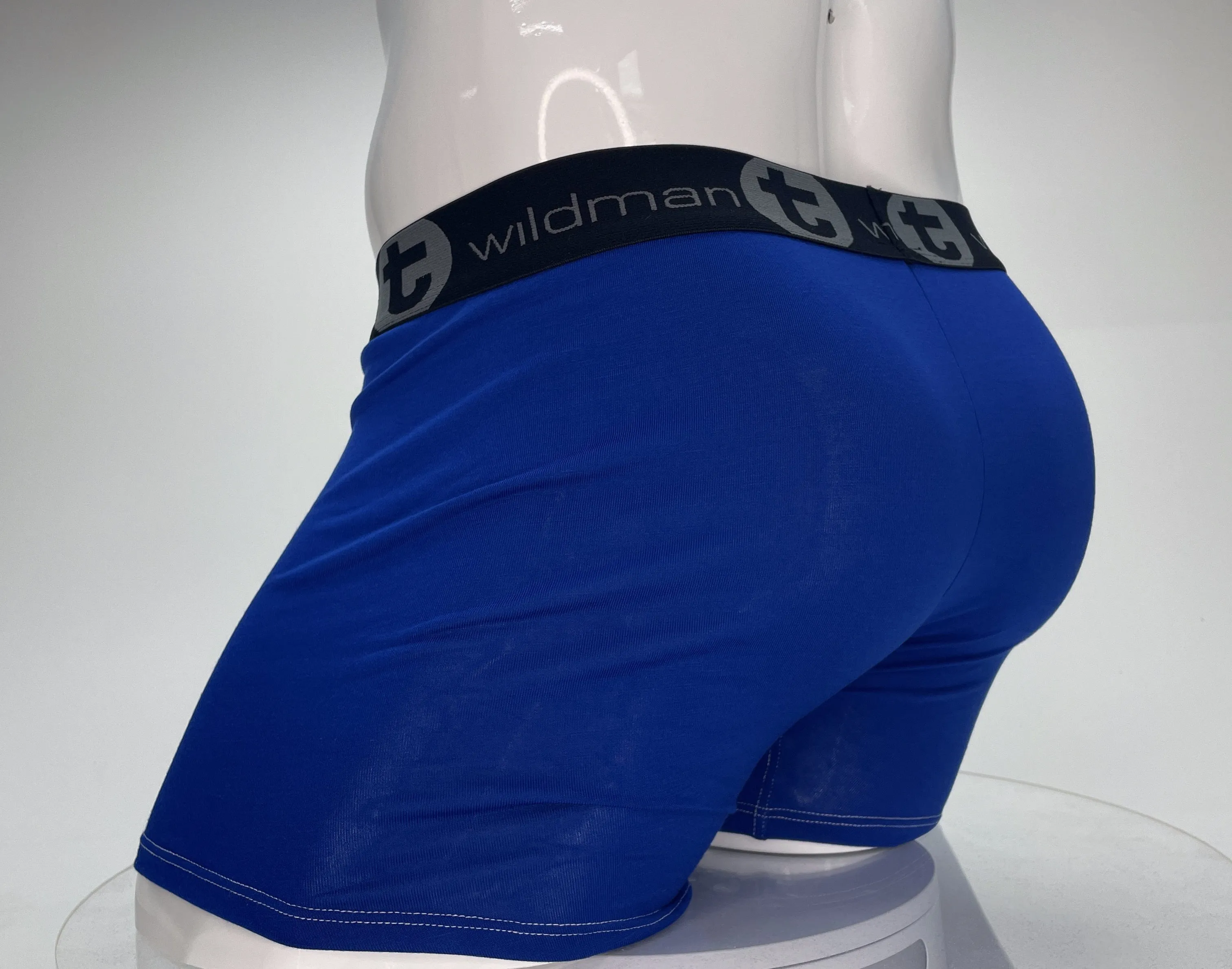 WildmanT Modal Monster Cock 5" Inseam Boxer Brief Royal Blue