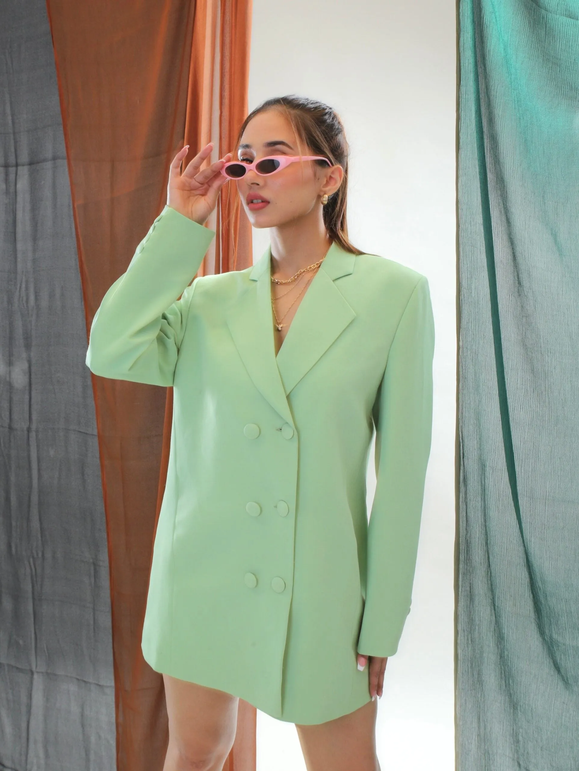 Women's workwear Oversized Blazer Dress