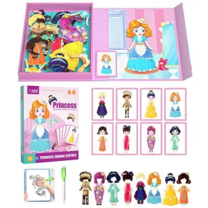 Wooden Magnetic Dress Up Puzzle